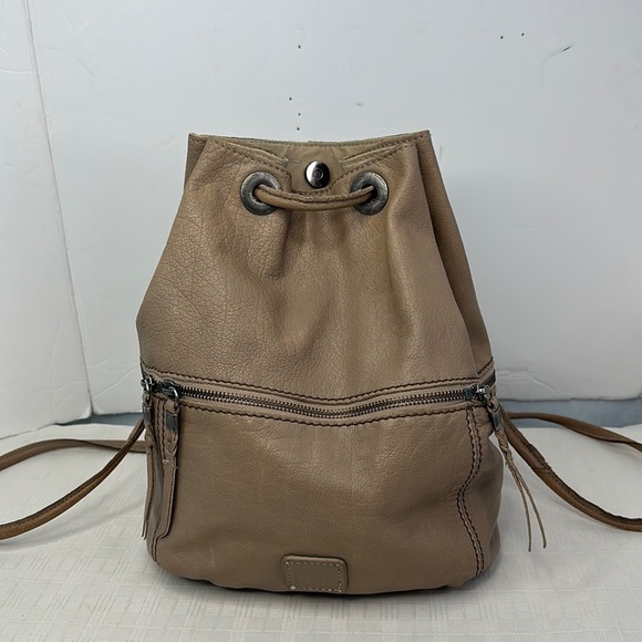 The Sak Camino 100% Leather Backpack Crossbody Bag